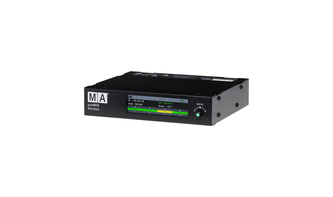 NEU in der Vermietung: grandMA3 4-Port Node! ⚡